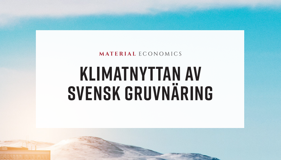 Klimatnyttan av svensk gruvnäring